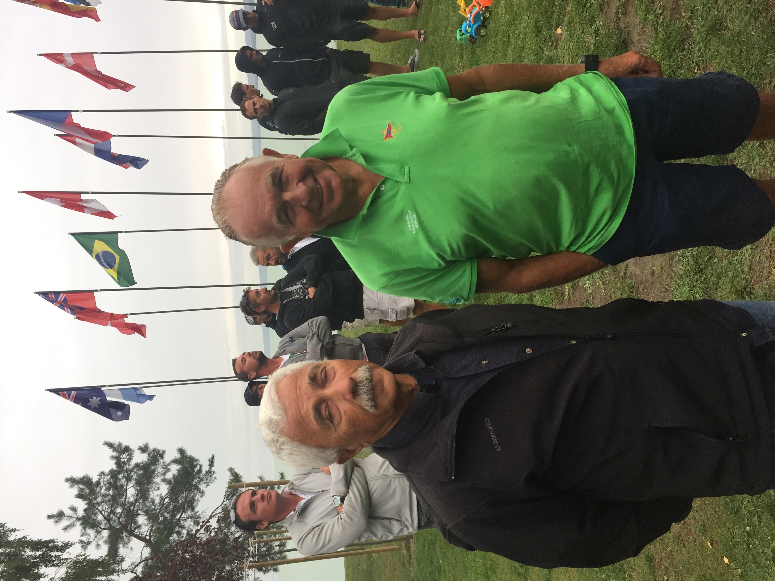 Fináczy György és Gerardo Seeliger a 2017-es balatonföldvári Finn Gold Cupon